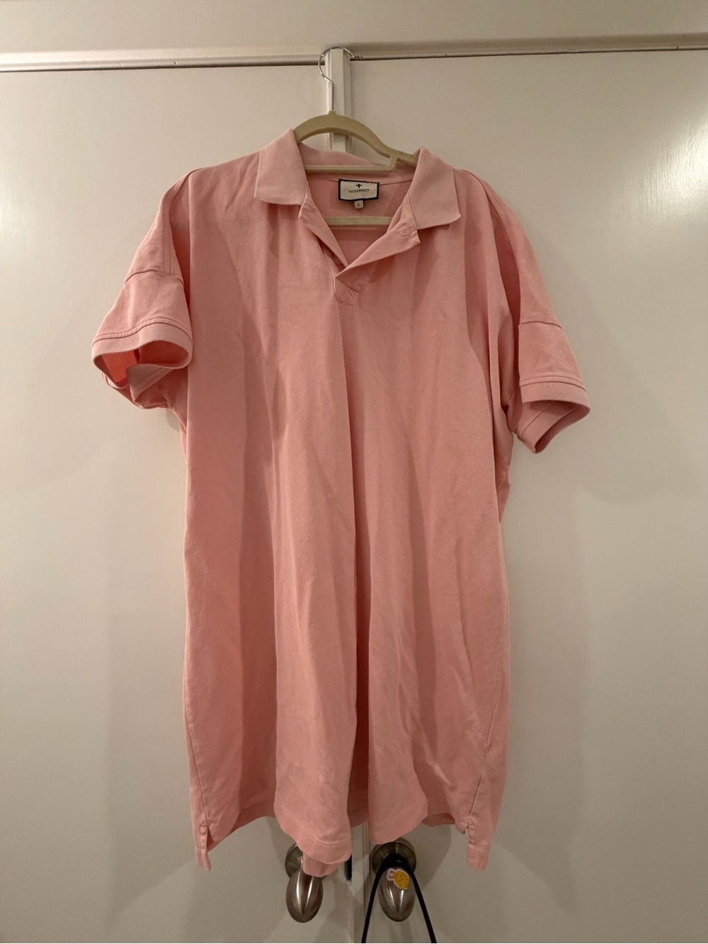 Tuckernuck, Pink Pique Teller Polo Dress